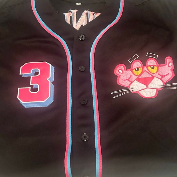 Brand new ladies Pink Panther Baseball Jersey. - Picture 2 of 4